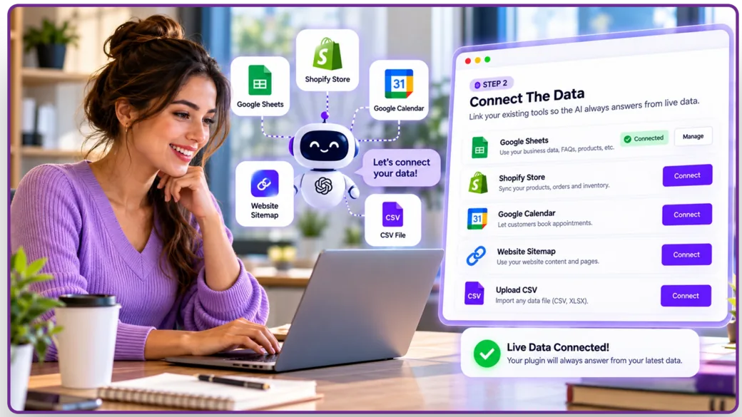 Step 2 — connect your live data