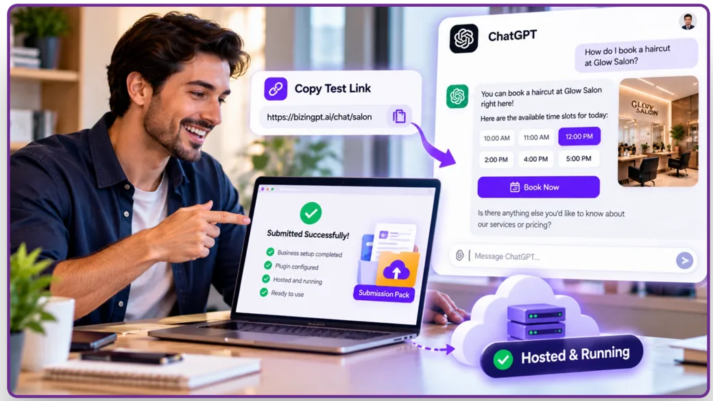 Step 3 — test and publish